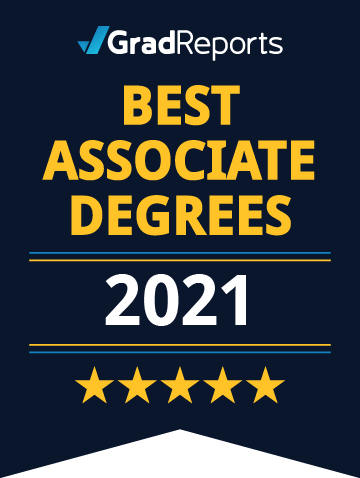 GradReports Best Associate Degrees 2021 (5 stars)